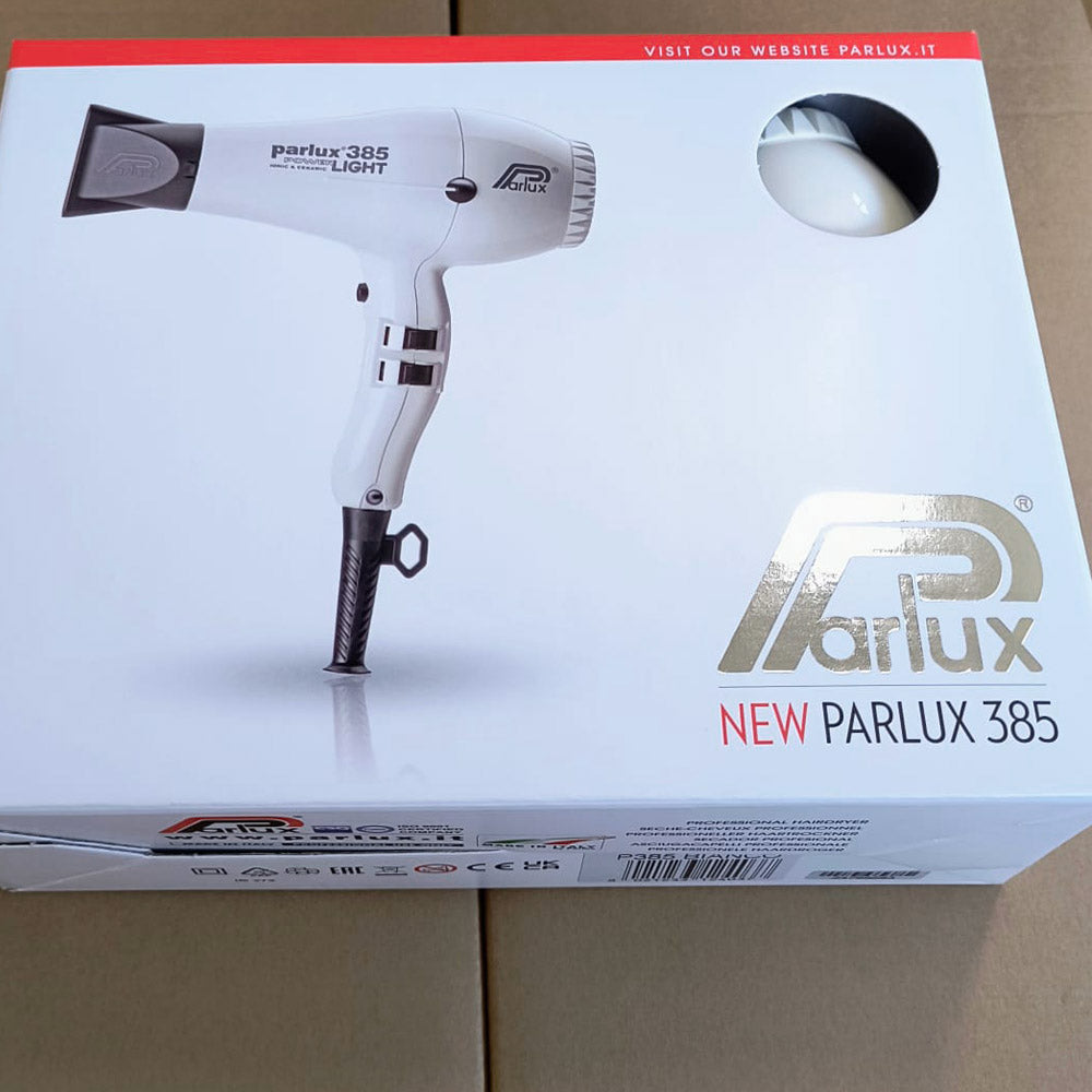 Parlux 385 Powerlight Ionic & Ceramic - asciugacapelli bianco