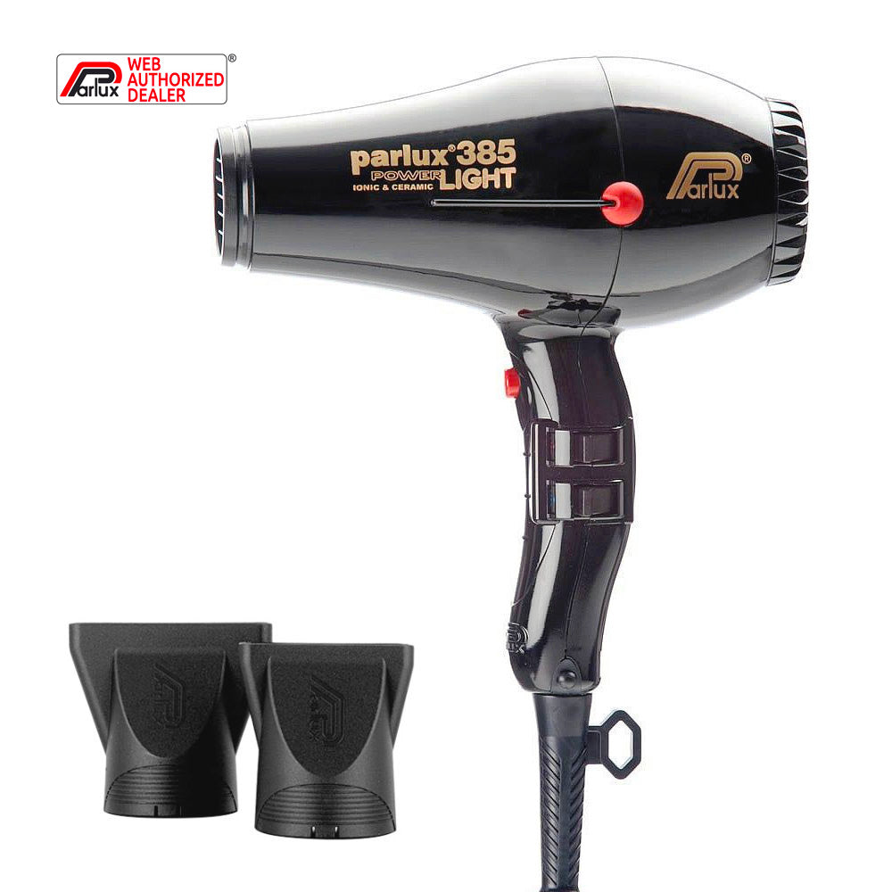 Parlux 385 Powerlight Ionic & Ceramic - asciugacapelli nero