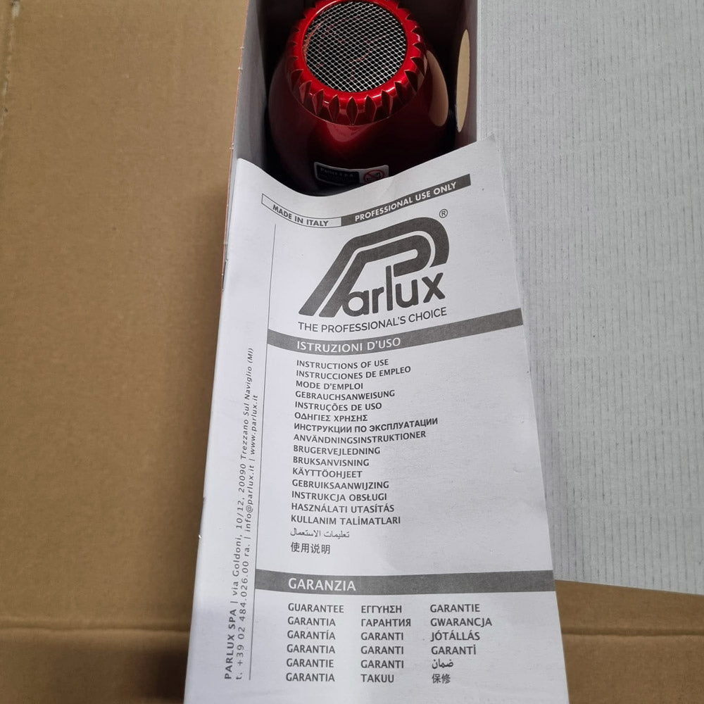 Parlux 385 Powerlight Ionic & Ceramic - asciugacapelli rosso