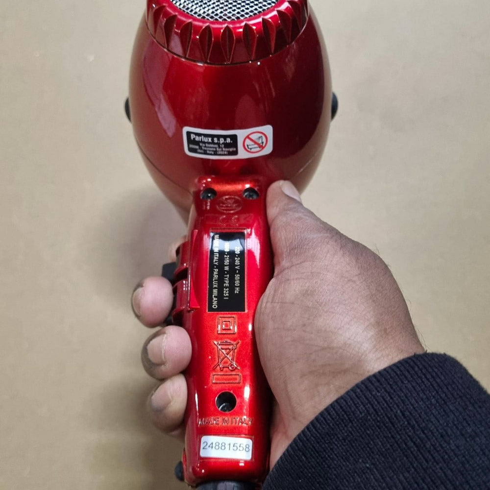Parlux 385 Powerlight Ionic & Ceramic - asciugacapelli rosso