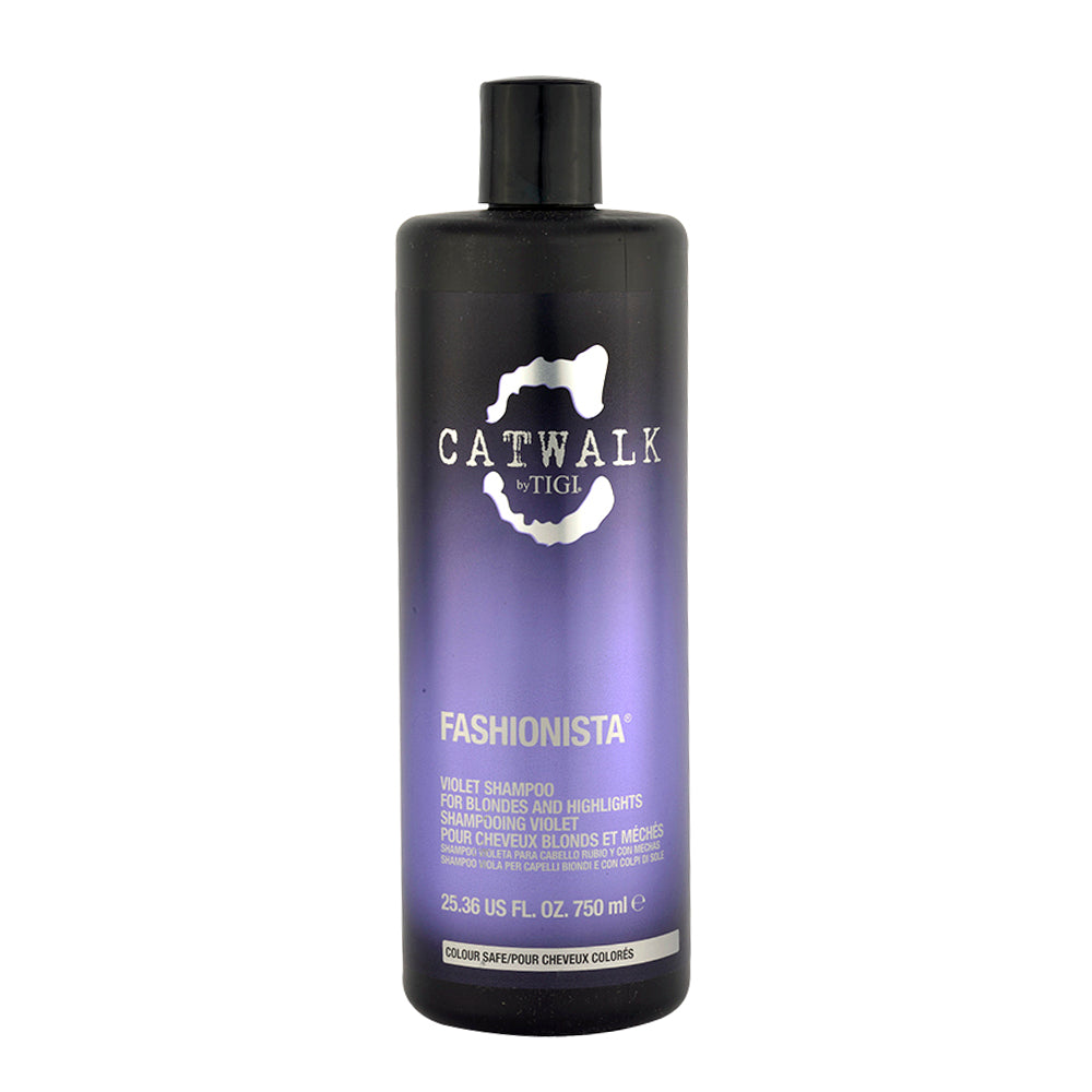 Tigi Catwalk Fashionista Violet Shampoo 750ml - shampoo antigiallo capelli biond