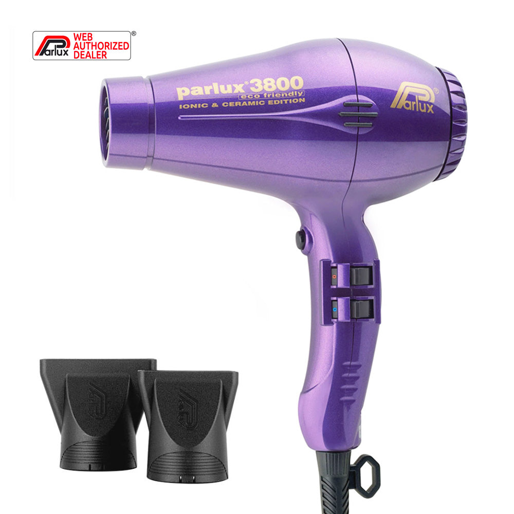 Parlux 3800 EcoFriendly Ionic & Ceramic - asciugacapelli professionale viola