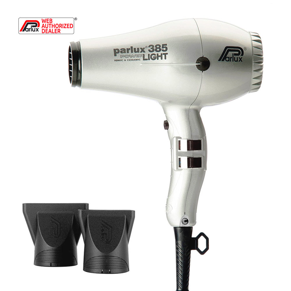 Parlux 385 Powerlight Ionic & Ceramic - asciugacapelli argento