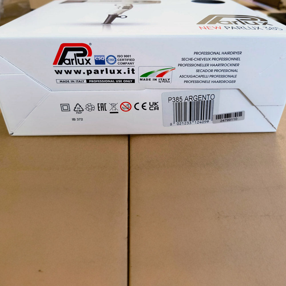 Parlux 385 Powerlight Ionic & Ceramic - asciugacapelli argento