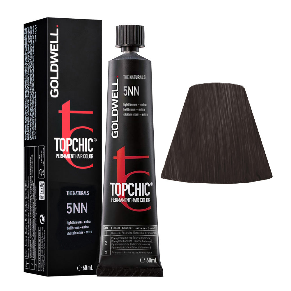5NN Castano chiaro intenso Goldwell Topchic Naturals tb 60ml
