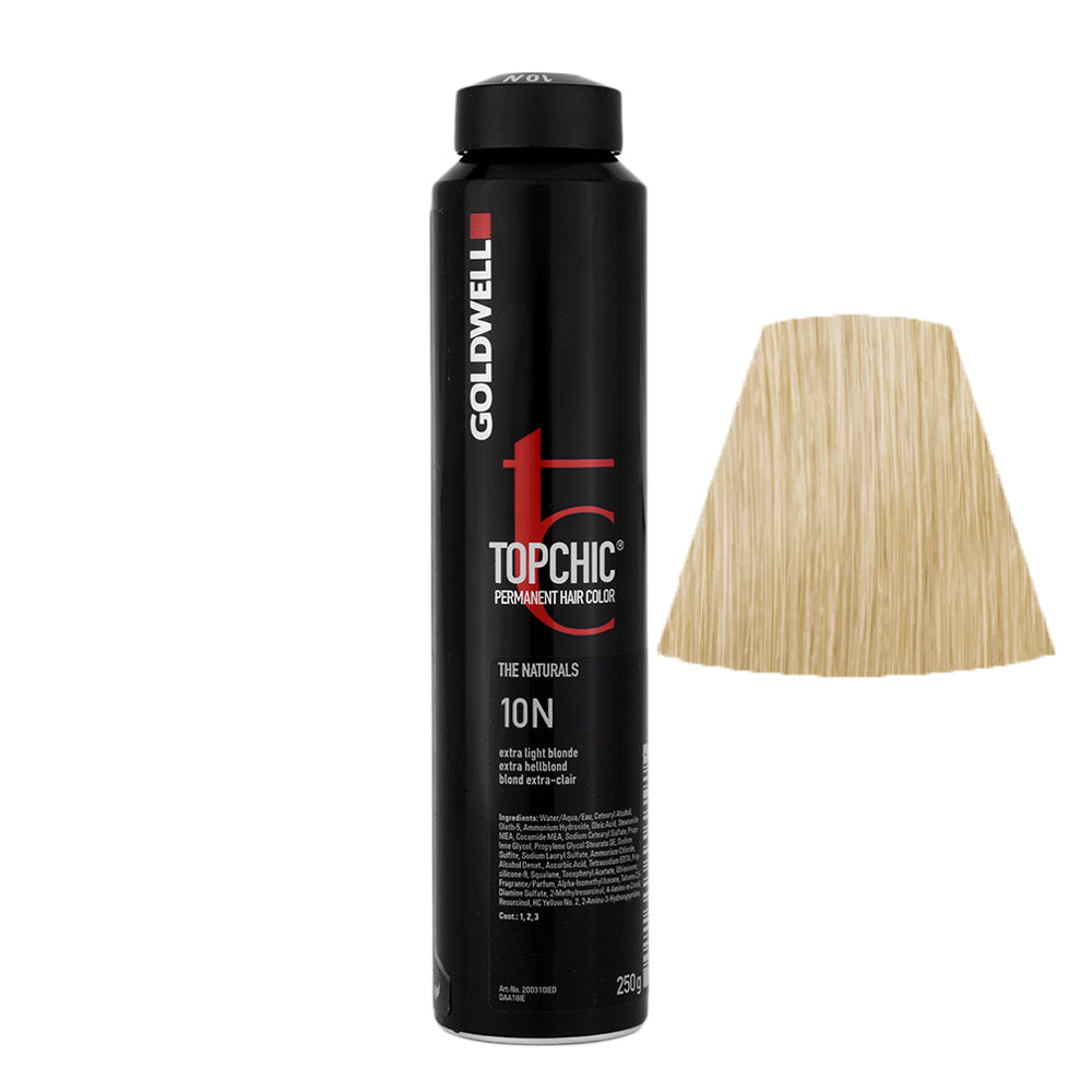 10N Biondo platino Goldwell Topchic Naturals can 250gr