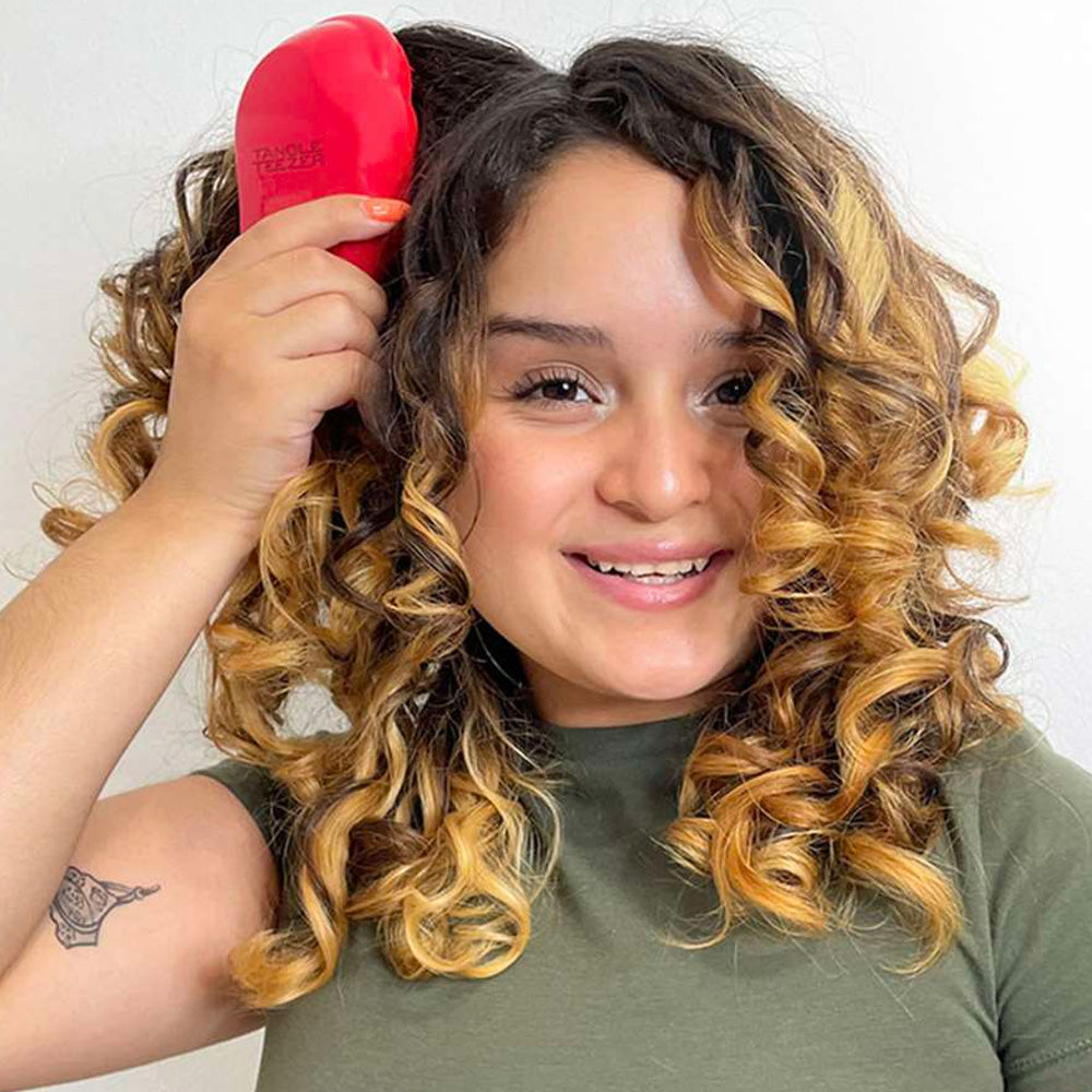 Tangle Teezer Thick & Curly Salsa Red spazzola - per capelli spessi ricci e afro