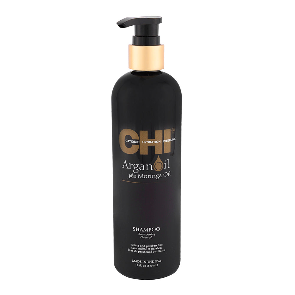 CHI Argan Oil Plus Moringa Oil Shampoo 355ml - shampoo idratante