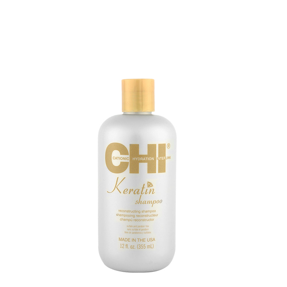 CHI Keratin Shampoo 355ml - shampoo ristrutturante anticrespo