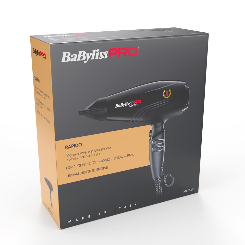 Babyliss Pro Asciugacapelli Rapido BAB7000IE