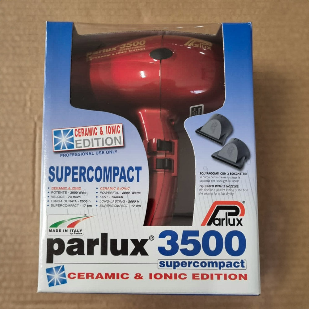 Parlux 3500 Supercompact rosso - asciugacapelli