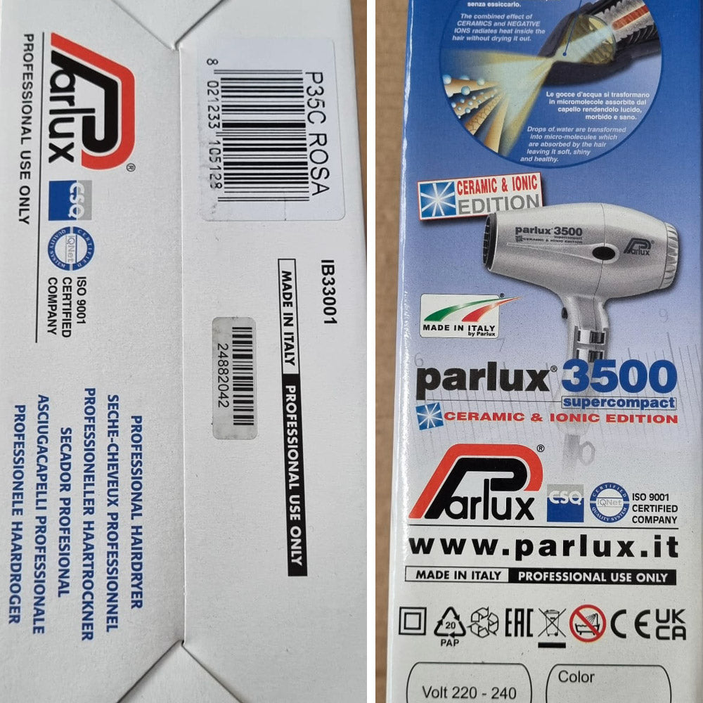 Parlux 3500 Supercompact rosa - asciugacapelli