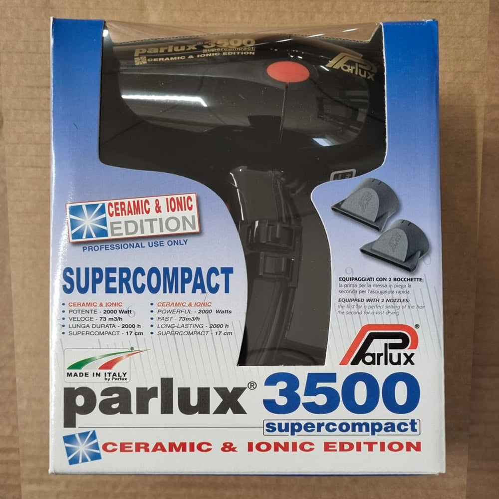 Parlux 3500 Supercompact nero - asciugacapelli