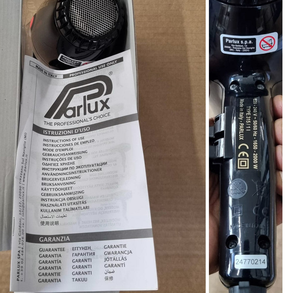 Parlux 3500 Supercompact nero - asciugacapelli