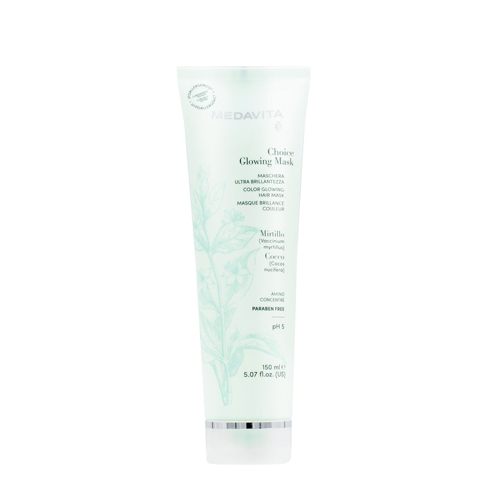 Medavita Choice Glowing Mask 150ml - maschera ultra brillantezza