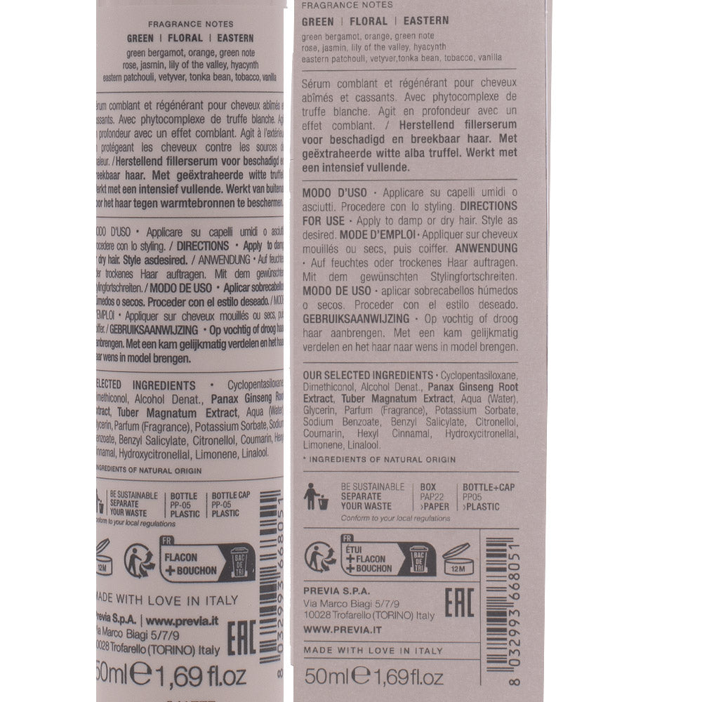 Previa Reconstruct Organic White Truffle Filler Serum 50ml - siero ristrutturante