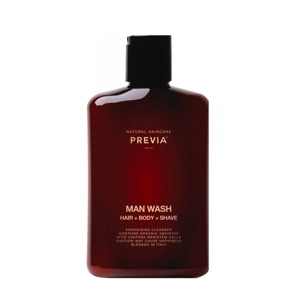 Previa Man Wash Hair Body Shave 250ml - shampoo doccia uomo
