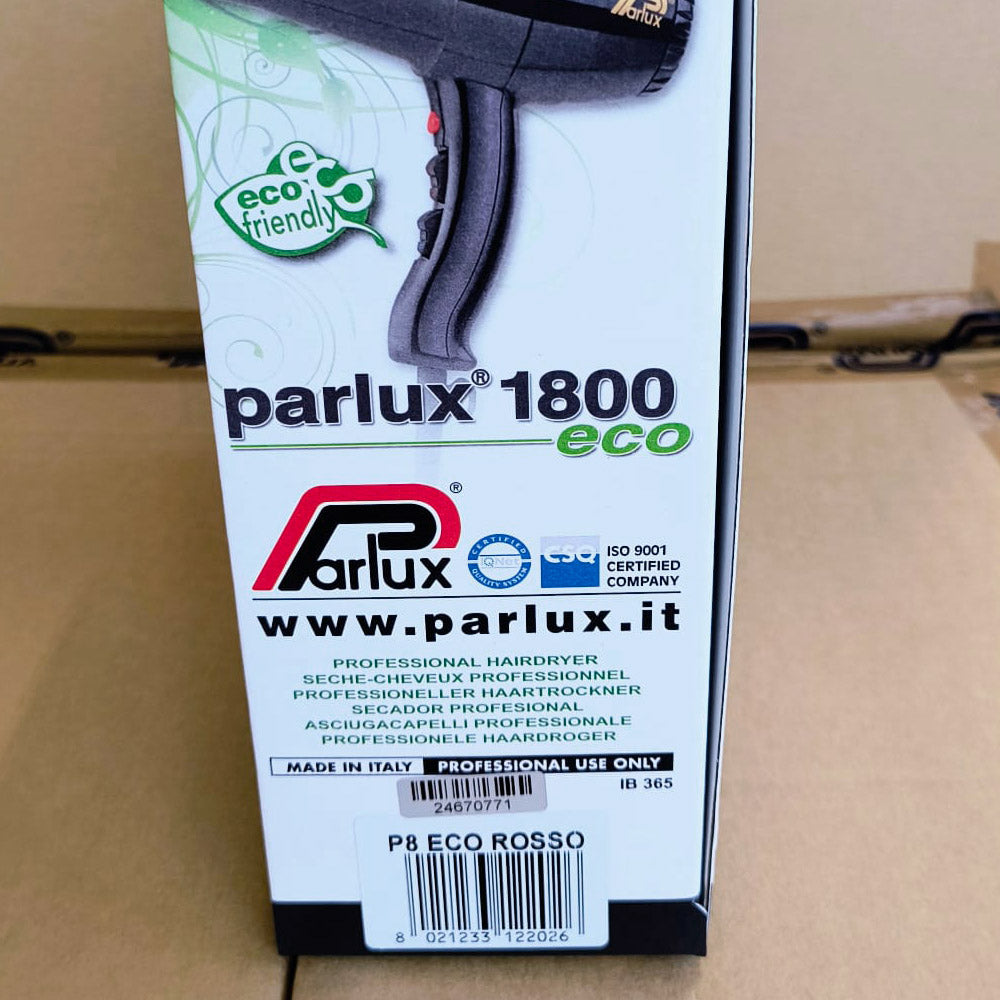 Parlux 1800 Eco edition - Asciugacapelli rosso