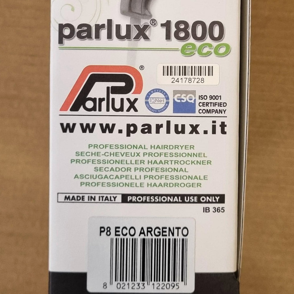 Parlux 1800 Eco edition - Asciugacapelli argento