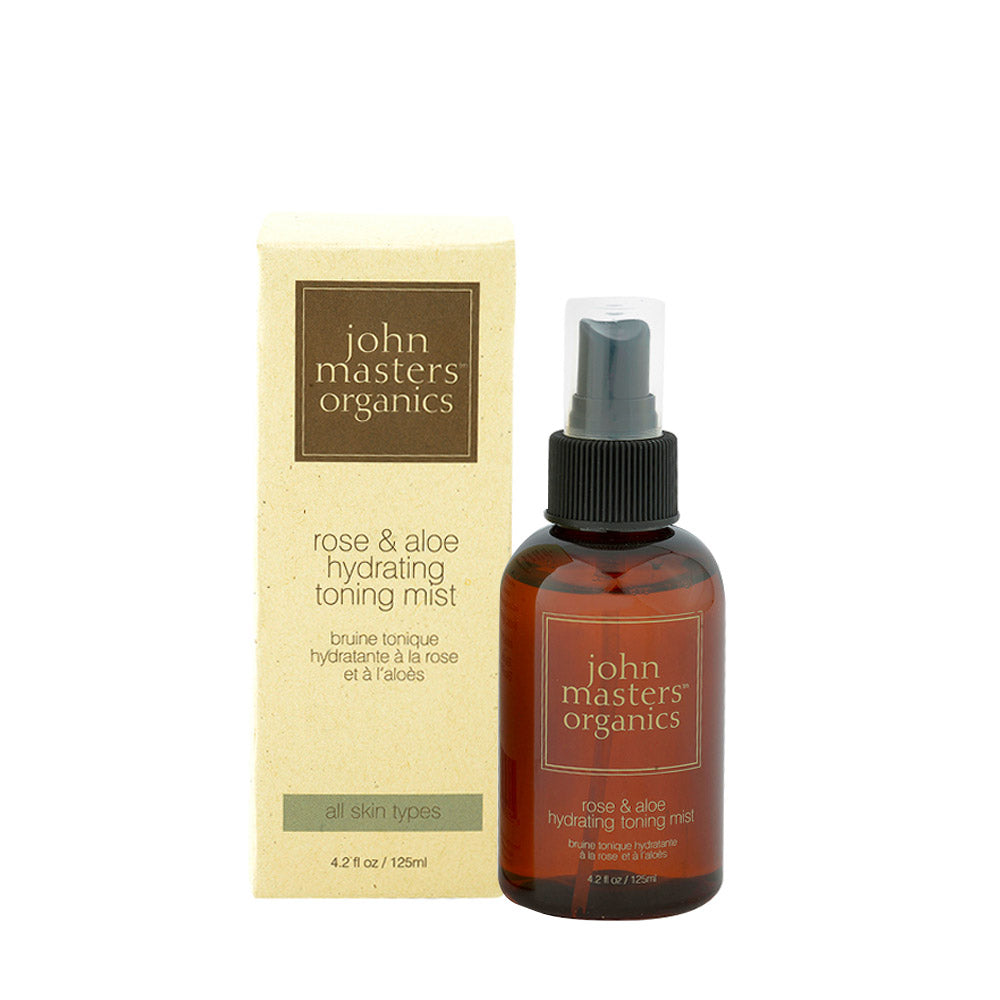 John Masters Organics Rose & Aloe Hydrating Toning Mist 125ml - tonico idratante