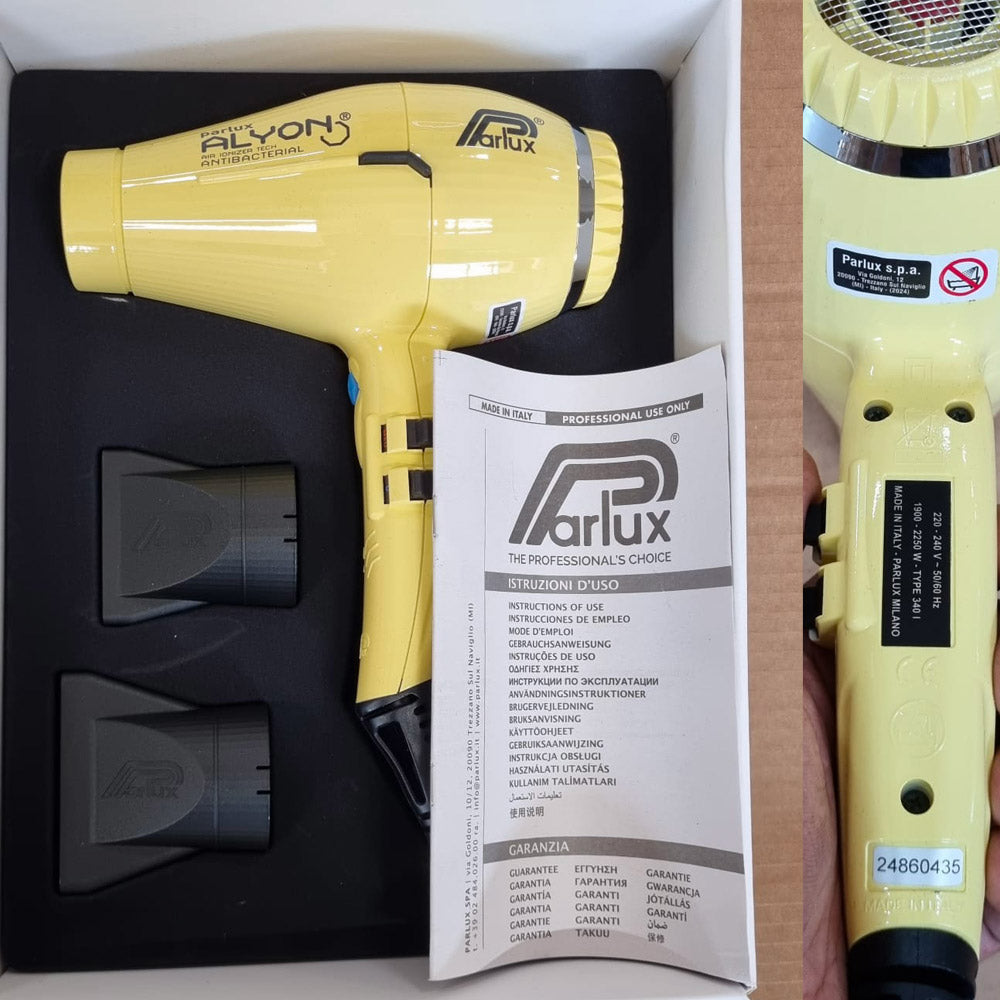 Parlux Alyon Air ionizer tech Eco friendly Giallo - asciugacapelli