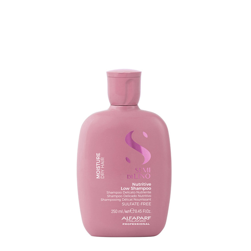 Alfaparf Milano Semi Di Lino Moisture Nutritive Low Shampoo 250ml - shampoo delicato nutriente per capelli secchi