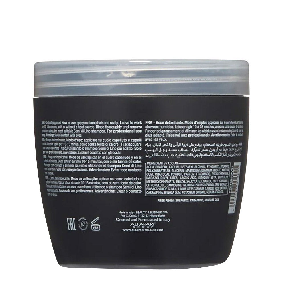 Alfaparf Milano Semi Di Lino Sublime Detoxifying Mud 500ml - fango detossinante