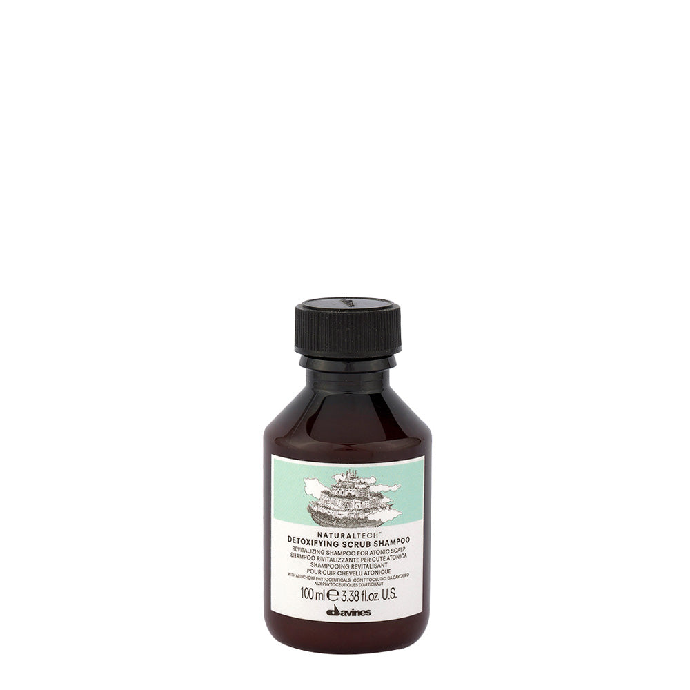 Davines Naturaltech Detoxifying Scrub Shampoo 100ml - shampoo rivitalizzante