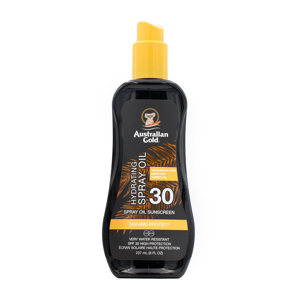 Australian Gold SPF30 Spray Oil Sunscreen 237ml -spray protezione