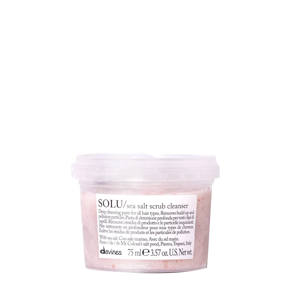 Davines Essential HairCare Solu Sea Salt Scrub Cleanser 75ml - scrub