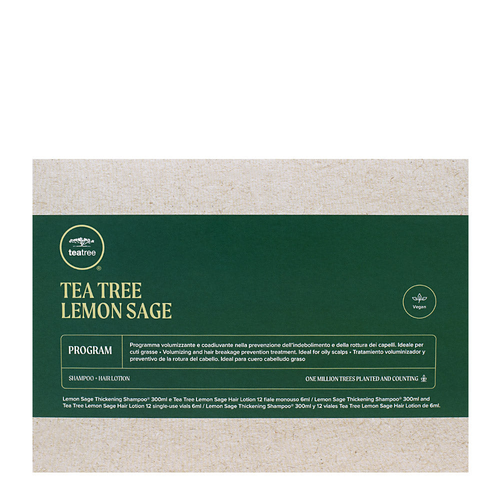 Paul Mitchell Tea Tree Lemon Sage Program - programma volumizzante anti rottura