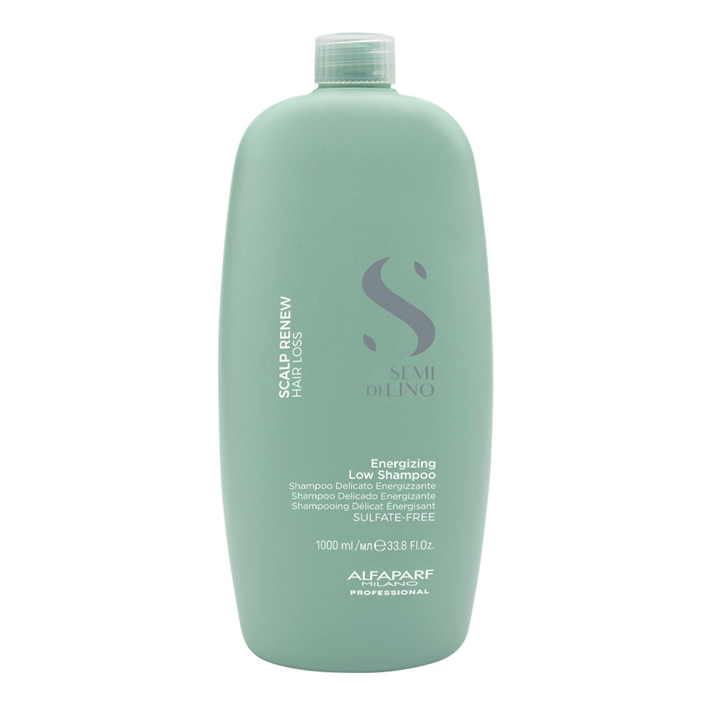 Alfaparf Milano Semi Di Lino Scalp Renew Energizing Low Shampoo 1000ml - shampoo