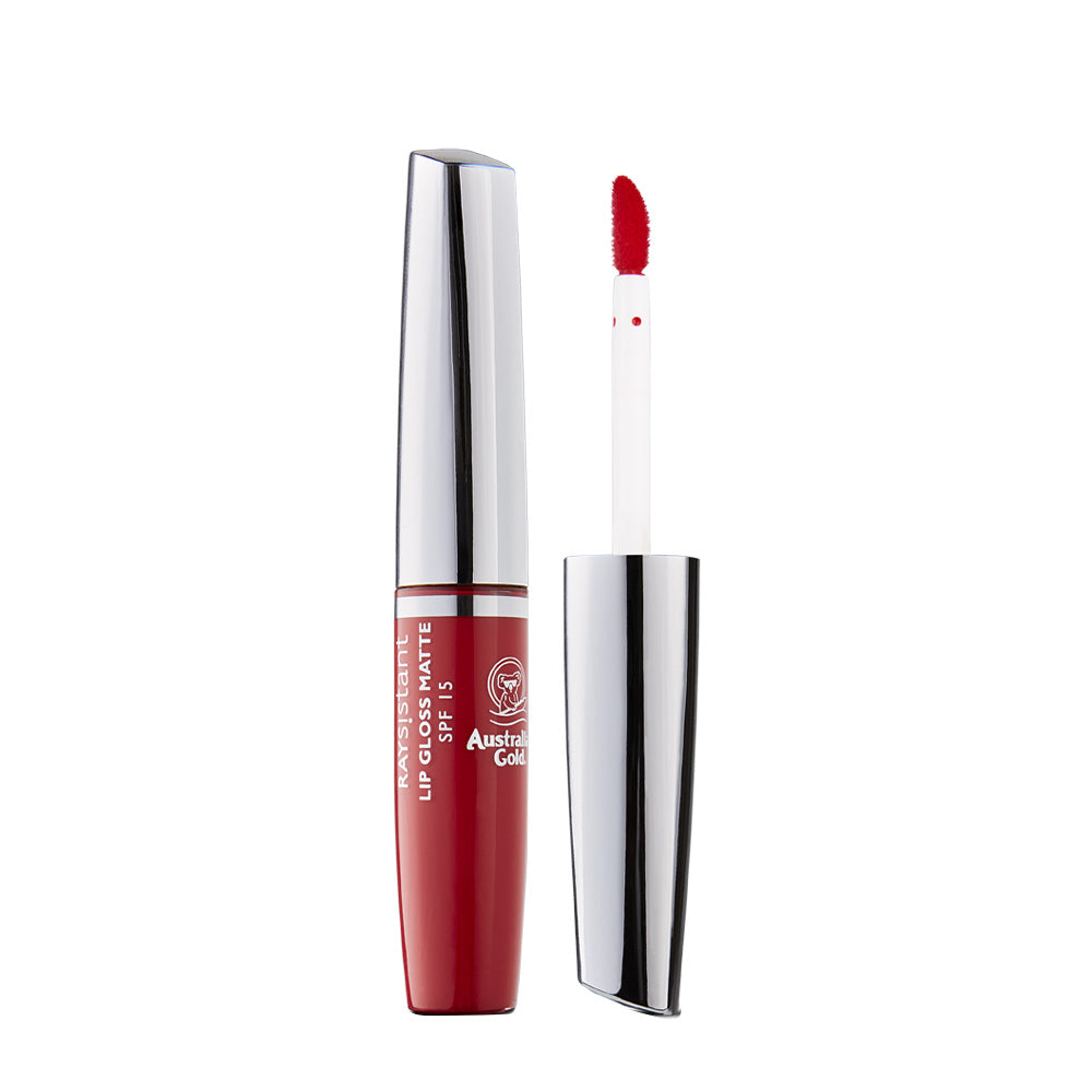 Raysistant Make Up Lip Gloss Matte SPF15 Red - Lucidalabbra SPF15