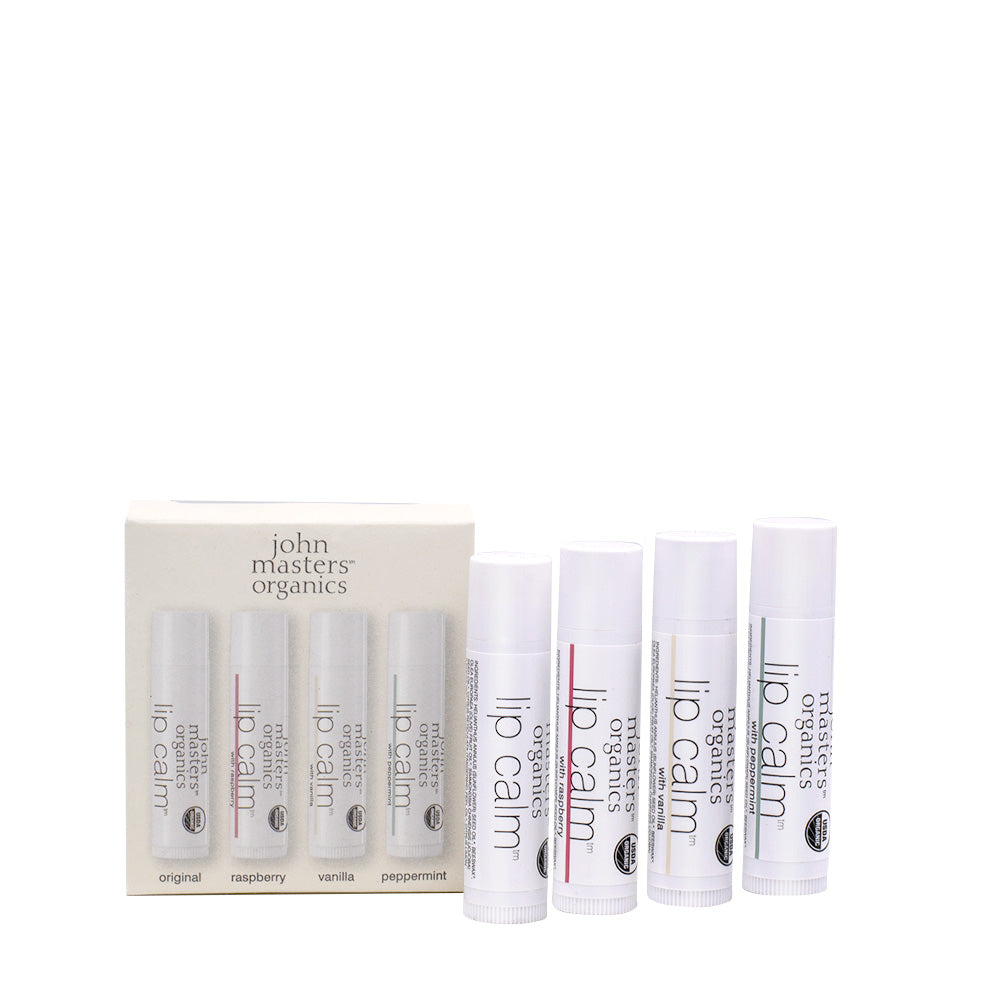 John Masters Organics Lip Calm Collection 4gr x 4