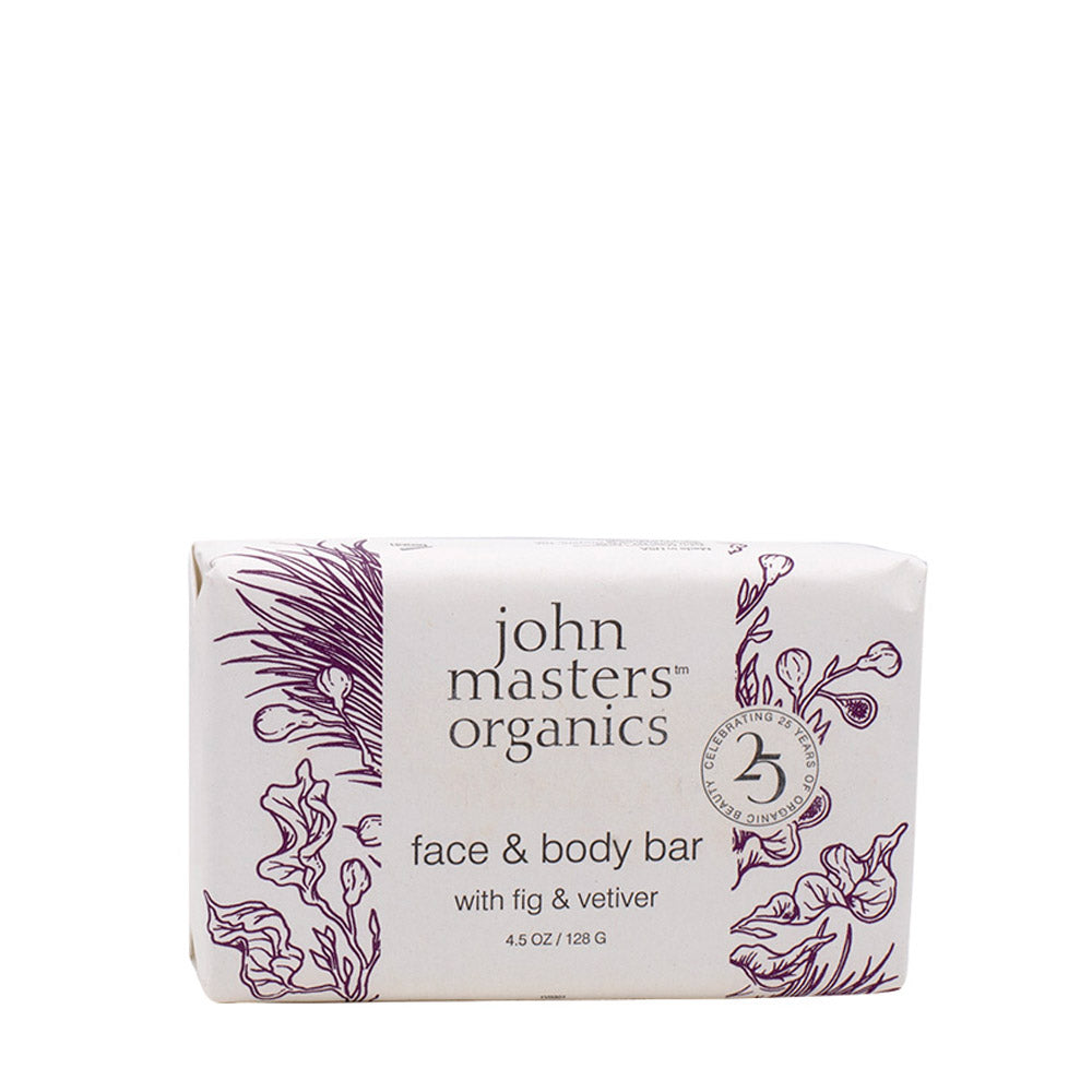 John Masters Organics Face & Body Bar With Fig & Vetiver 128gr