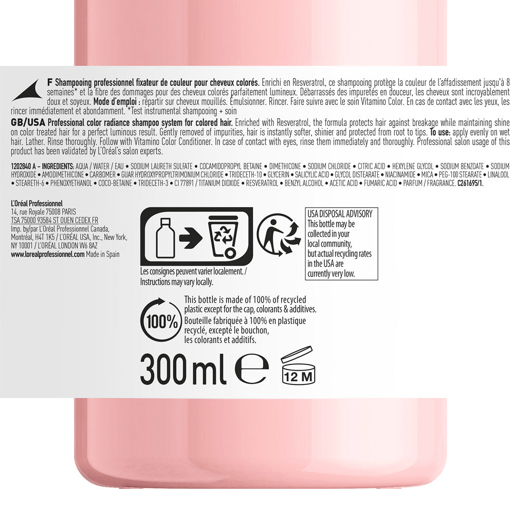 L'Oréal Professionnel Paris Serie Expert Vitamino Color Shampoo 300ml