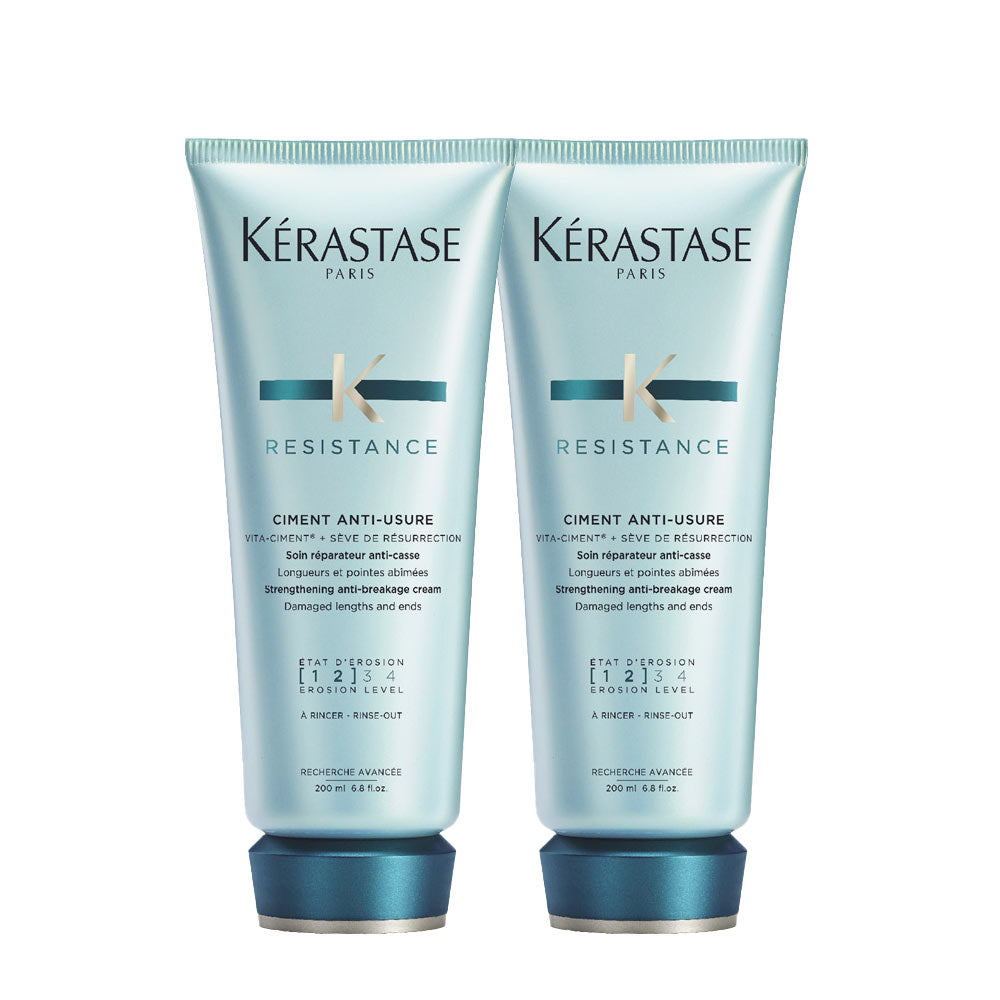 Kerastase Resistance Ciment Anti Usure 200ml Pack X2