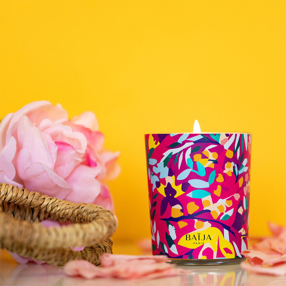Baija Paris Delirium Floral Scented Candle Iris Patchouli 180gr