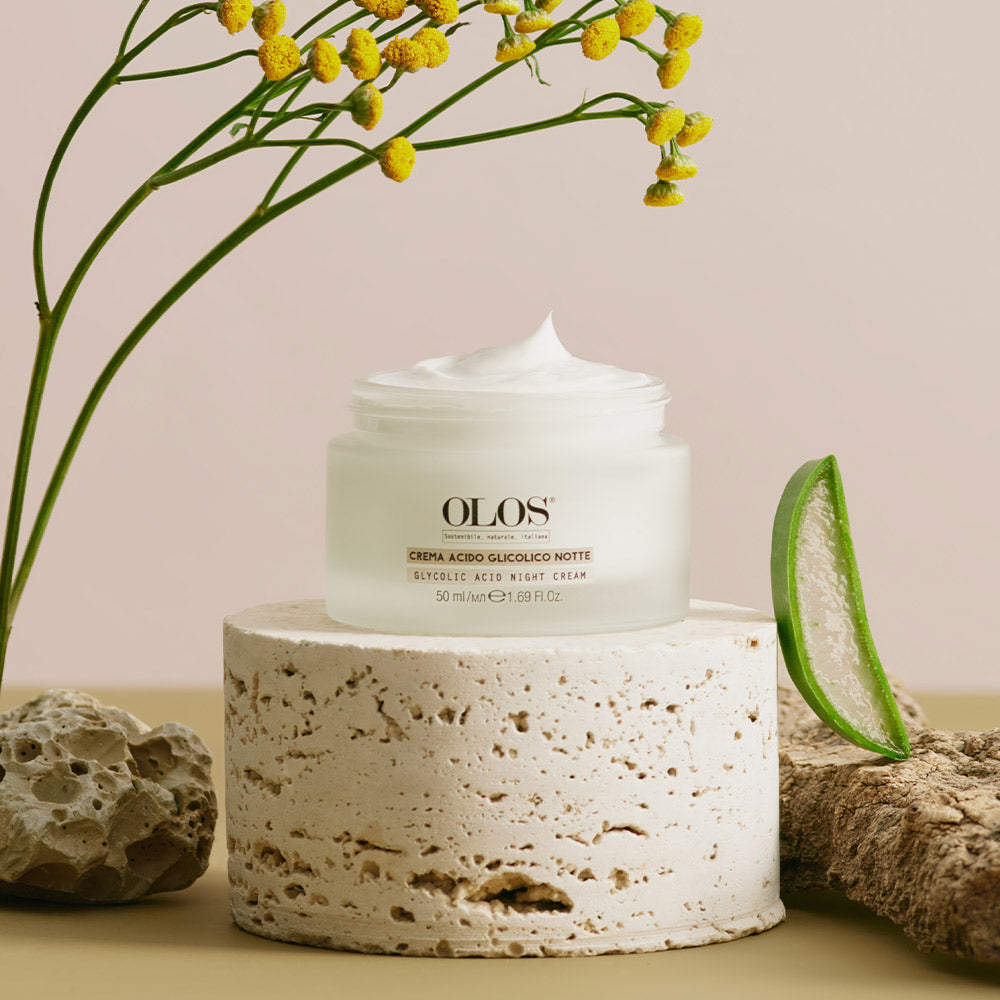 Olos Mondo agli Acidi Crema Notte Acido Glicolico 50ml