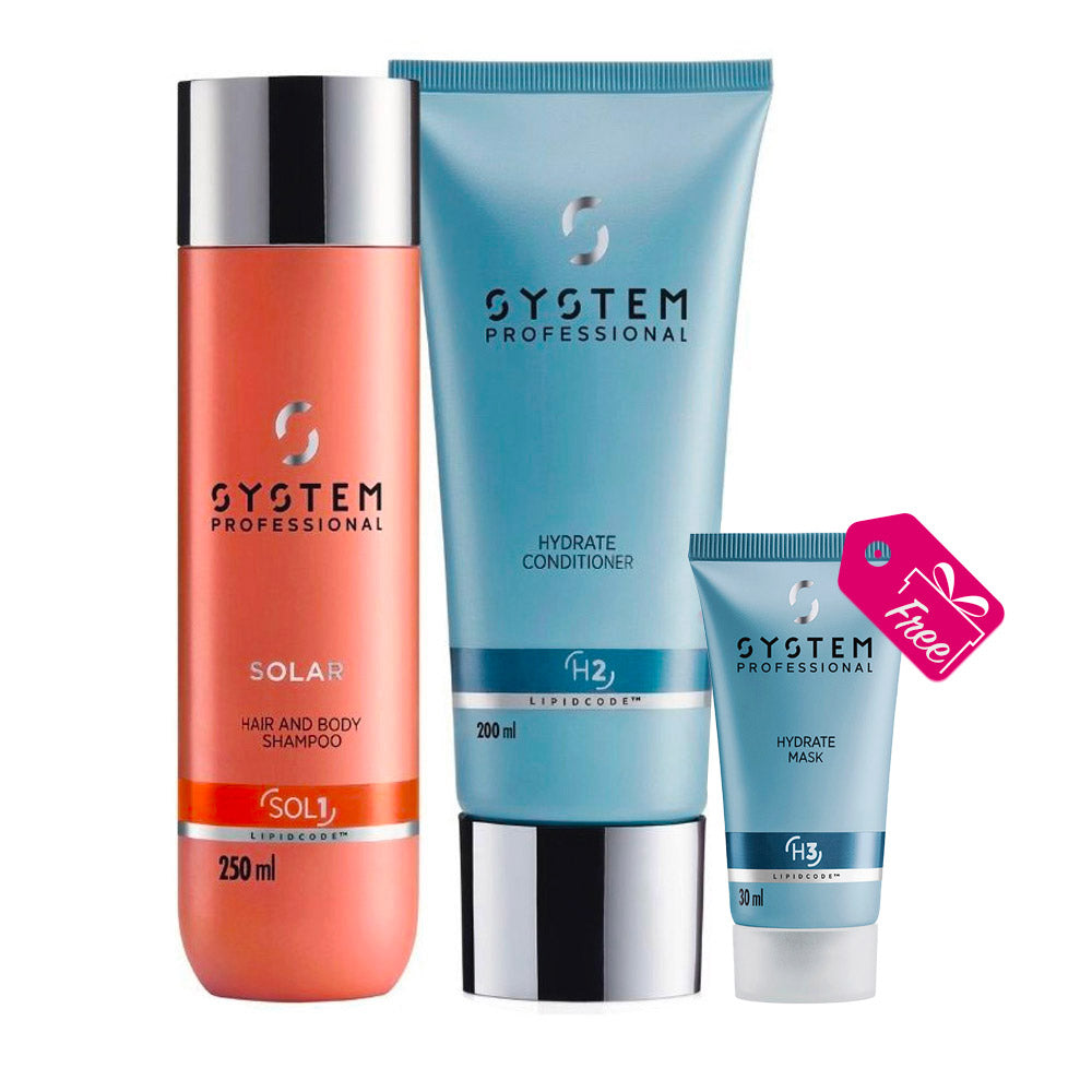 System Professional Basic Routine per Capelli Secchi