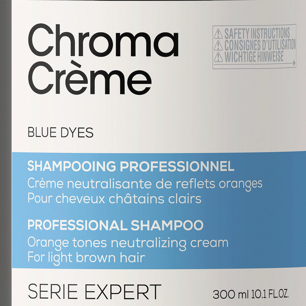 L'Oréal Professionnel Chroma Creme Ash Shampoo 300ml - shampoo per capelli castano da chiaro a medio