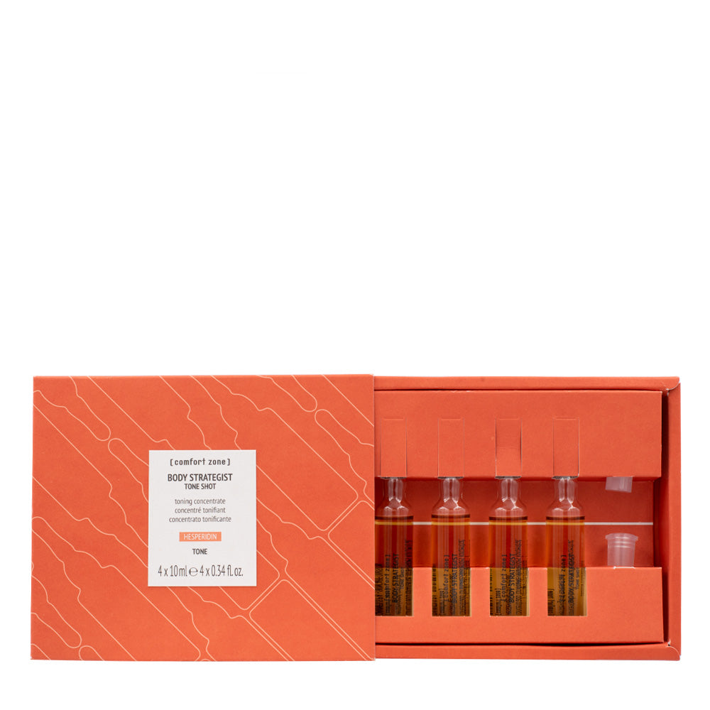 Comfort Zone Body Strategist Tone Shot 4x10ml - concentrato tonificante
