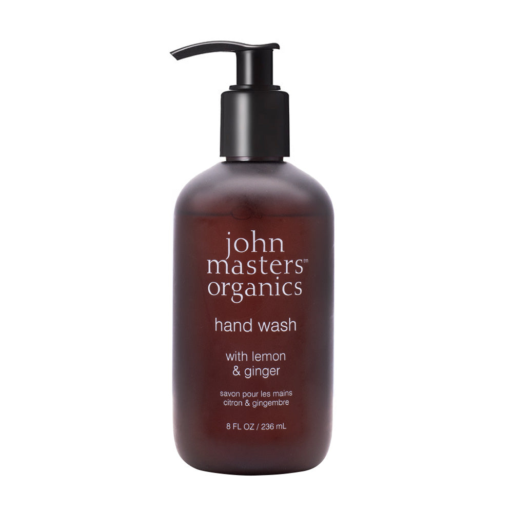 John Masters Organics Hand Wash Lemon and Ginger 236ml - sapone mani
