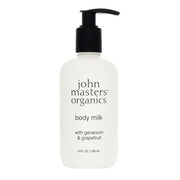 John Masters Organics Body Milk With Geranium & Grapefruit 236ml - latte corpo