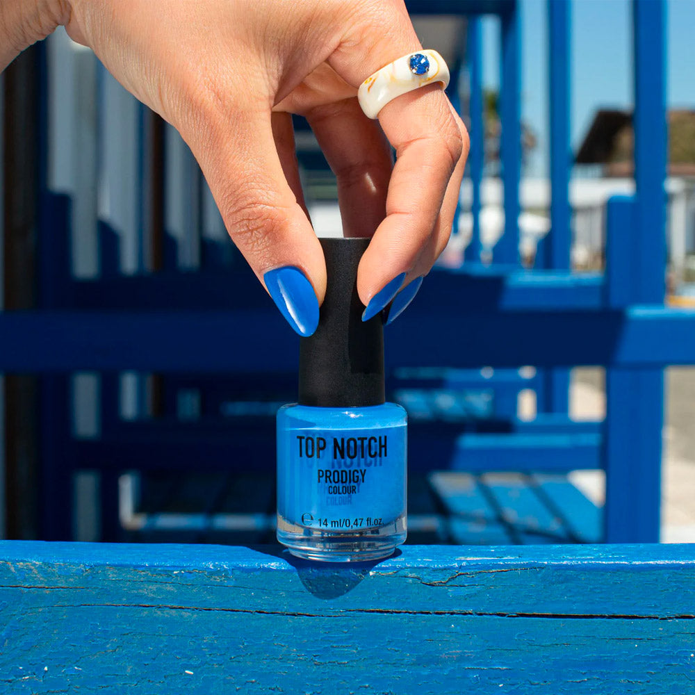Mesauda Top Notch Prodigy Nail Colour 255 Blue Dome 14ml - smalto