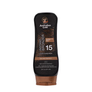 Australian Gold SPF15 Instant Bronzer Lotion Sunscreen 237ml - protezione solare