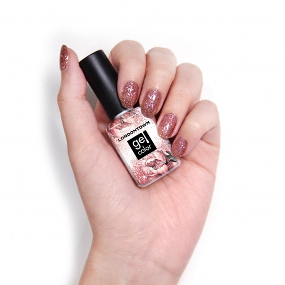 Londontown Gel Color Rosé All Day 12ml-smalto semipermanente bagliori oro e rosa