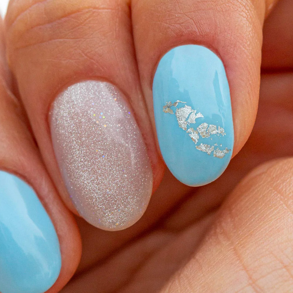 Mesauda MNP Crumpled Foil Silver 0,3 gr - foil metallici per nail art