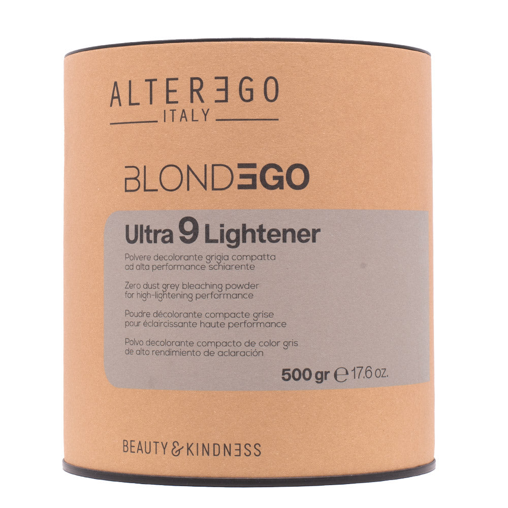 Alterego Blondego Ultra 9 Lightener 500gr - decolorante in polvere grigio compatto