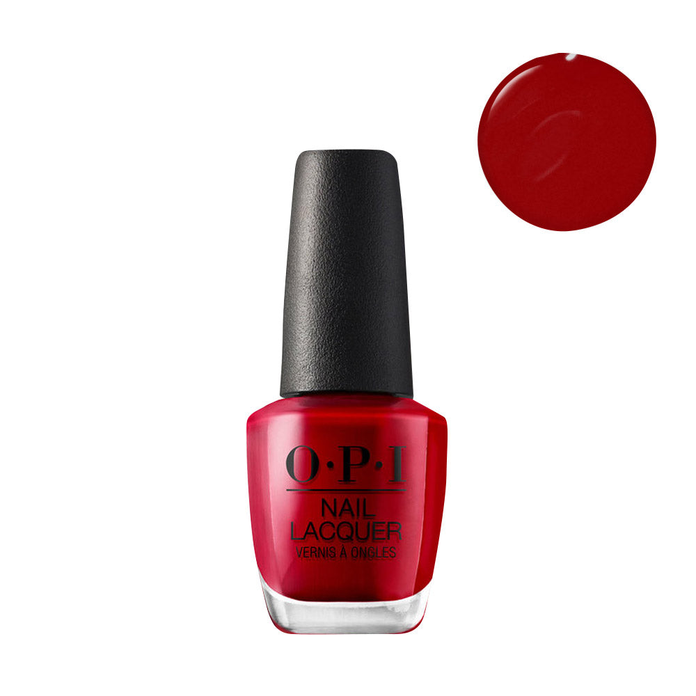 OPI Nail Lacquer NLA70 Red Hot Rio 15ml - smalto per unghie